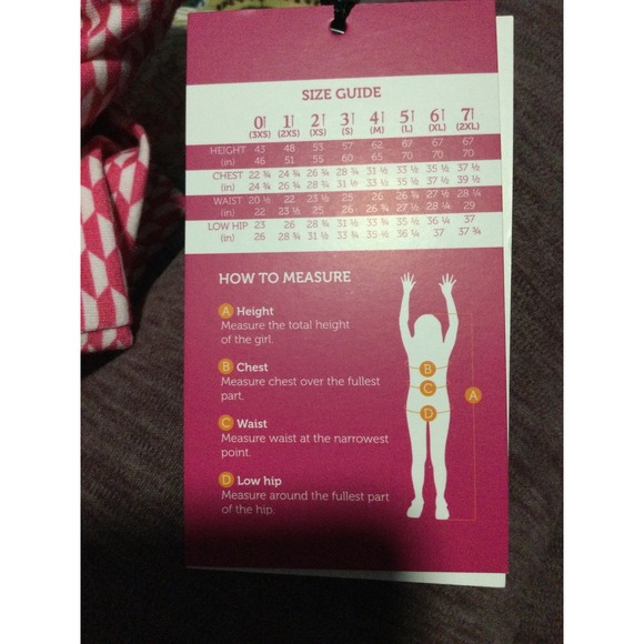 Marie Birdie Girls Long Sleeve Geometric Pattern Pink Top Size 5 L (size  guide) - Picture 6 of 6